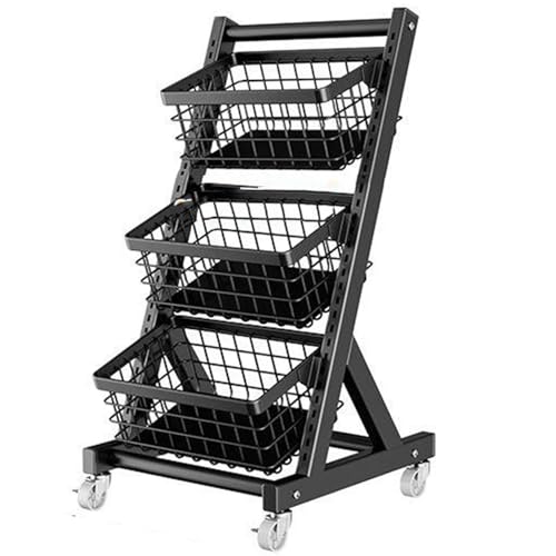 Estante para bocadillos de 3 y 4 niveles para guardar alimentos de forma vertical