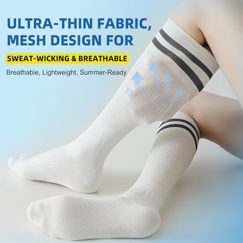 Image of 4 Pairs Compression Socks for Women Circulation-Best Support for Nurses,Running,Athletic,Travel