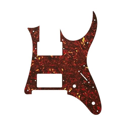 Pickguard guitare HH plaque de protection à motif de flammes pour micros humbuckers