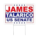 James Talarico Yard Sign – 18"x12" Yard Sign With H-Stake | Double-Sided Corrugated Plastic Outdoor Lawn Sign | US Senate Texas for Campaign Signs