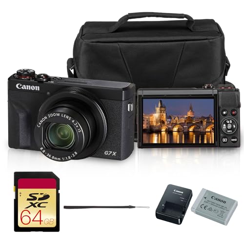 Canon G7 X Mark III Digital Camera with Accessories