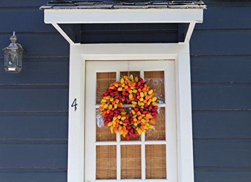 The Wreath Depot Blush Tulip Front Door Wreath 19 Inch, Gorgeous Full Spring Door Wreath Designed In Usa, Measures True To Size, White Gift Box Included #TOP5