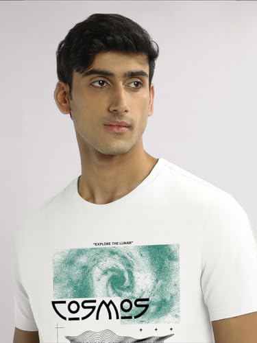 Image of Nobero 100% Cotton T Shirts for Men Stylish | Regular Fit | Graphic Printed T Shirts for Men 180 GSM Combed Cotton | Round Neck Half Sleeve