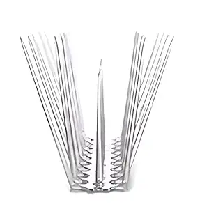 MYVY Pigeon Control Anti Bird Spikes | Polycarbonate |UV Stabilized Spikes - Pack of 100
