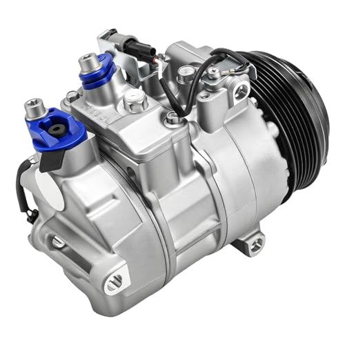 Image of PHILTOP Air Conditioner AC Compressor with Clutch Replacement for Mercedes-Benz ML350 2013-2014 3.5L, Mercedes-Benz E350 2014, Mercedes-Benz GLK350 2013, Mercedes-Benz E350 2013 3.5L
