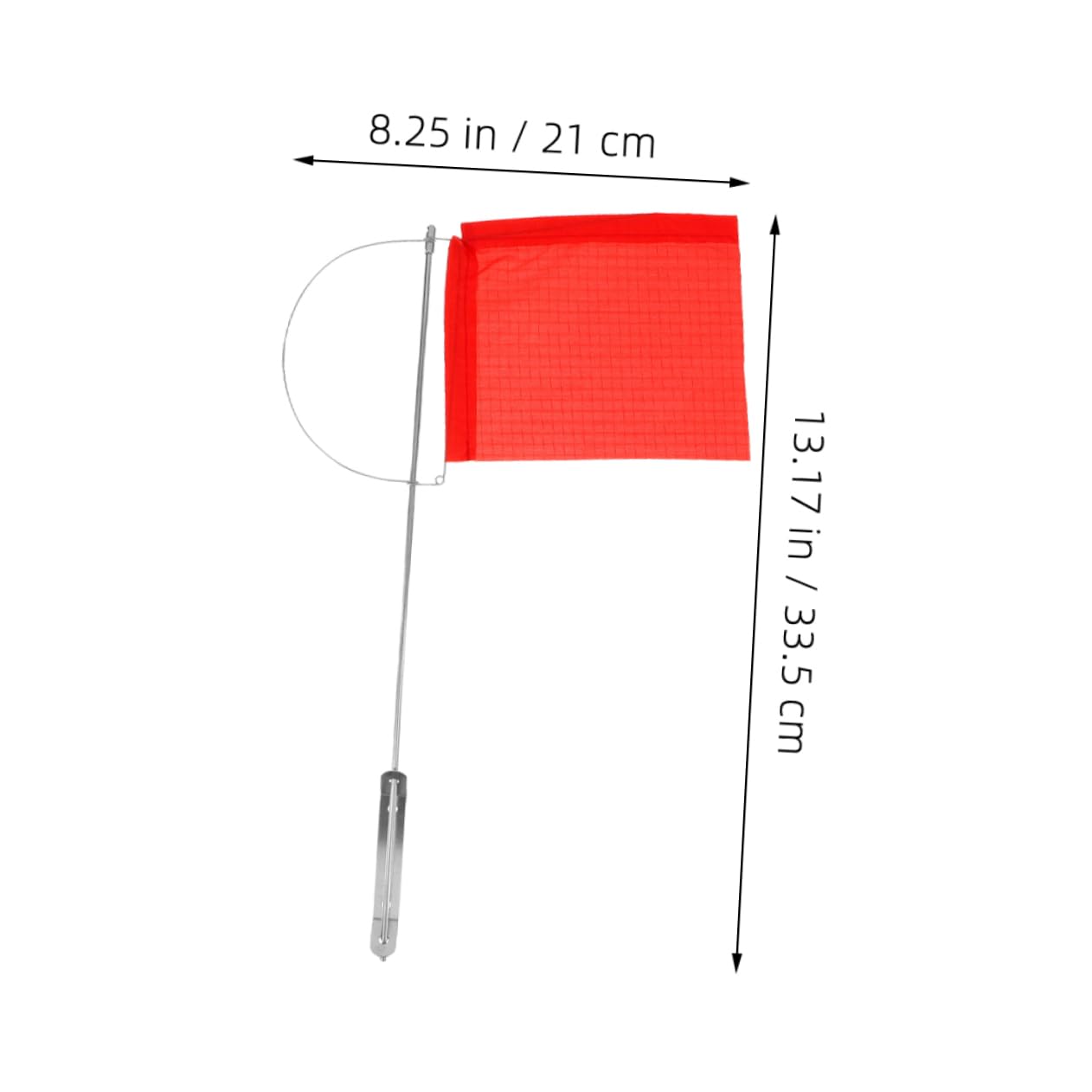 Toyvian 2pcs Sailing Wind Indicator Reusable Flag Stainless Steel Flag Outdoor Wind Direction Marker for Yacht Mast Sailing Navigation 130 * 110mm