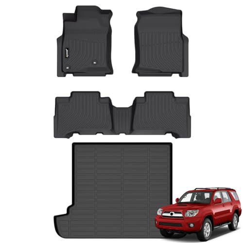 Jenofa-Floor Mats for Toyota 4Runner 2003-2009 5 Seater All Weather Car Mat
