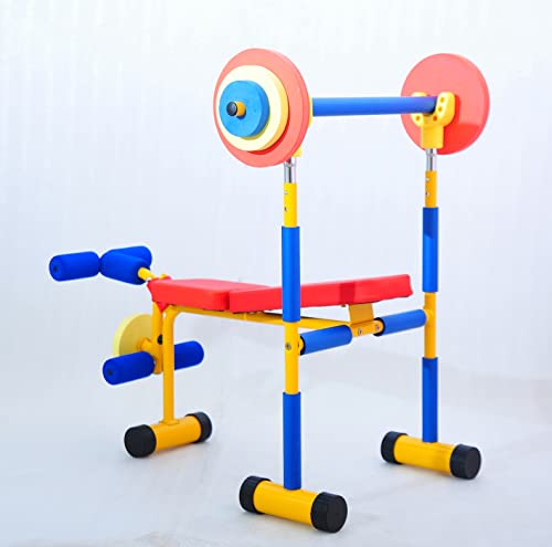 Image of Fun And Fitness Exercise Equipment, Mini Exercise Equipment 3 to 8 Year Old for Kids, Family kindergarten sports fitness equipment, Indoor play equipment for kids