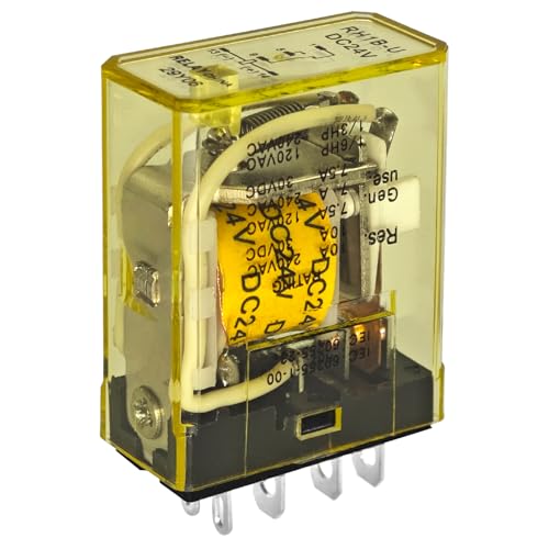 Relais RH1B-U DC24V SPDT 5 broches 10A pour circuit électrique