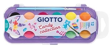 GIOTTO GIOTTO-F351600 Acquerelli Candy Collection, Colori Pastello, F351600