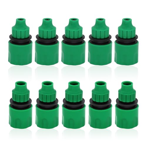 AIRTILY 10 Piezas De Accesorios De Manguera De Plástico, Adaptador De Manguera, Conexiones De Manguera, Accesorios De Grifo, Herramientas De Riego De Jardín.
