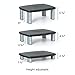 3M Adjustable Monitor Stand, Three Leg Segments Simply Adjust Height From 1