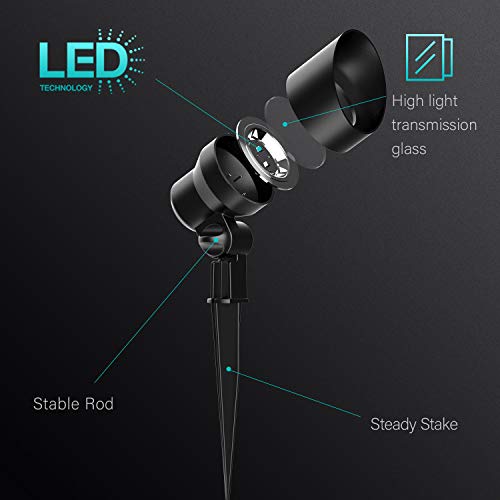 Malibu Low Voltage Floodlight LED Outdoor Landscape Lighting 12V Landscape Spotlight 6W Garden Light for Patio Yard 8Pack - Image 4