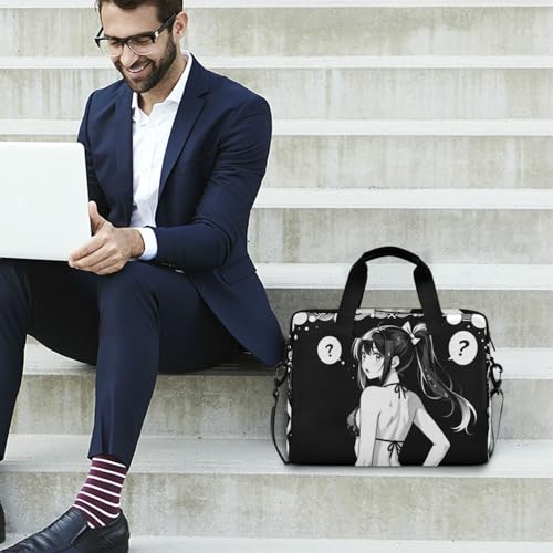 Funda para laptop portátil de 15.6 pulgadas con correa y asa miniatura 3