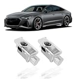 2 Pcs Never Fade Door Lights Logo, Ghost Shadow Welcome Puddle Projection Light Compatible with A4/A5/A6/A7/A8/Q3/Q5/Q7/R8/TT/S/RS/SQ5/SQ8