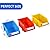 Aerkaa Plastic stackable storage bins tool storage bins for garage, workshop, office storage(Yellow,Pack of 6)