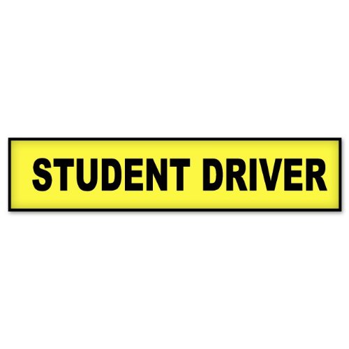 Ride in Style Student Driver Caution car Bumper Sticker Decal 10