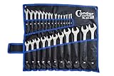 CONDOR Werkzeug 35-26T | Gabel-Ringschlüssel-Satz | 26-tlg. | Chrom-Vanadium-Stahl verchromt | 4-32 mm | Maulschlüssel Satz Ratschenschlüssel Set Profi Werkzeug für Werkstatt und Heimwerker
