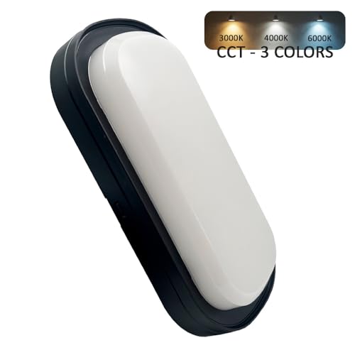 Evite humedad en jardín con aplique pared exterior IP65 rectangular 18W 3