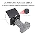 Foto4easy 4x4/4x5.65 Lightweight Mini Matte Box with 15mm Rod Support for DSLR Mirrorless Cameras,Compatible with 52mm/55mm/58mm/62mm/67mm/72mm/77mm/82mm Lens
