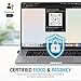 Thetis Nano-C FIDO2 Security Key Hardware Passkey Device with USB Type C, TOTP/HOTP, FIDO2.0 Two Factor Authentication 2FA MFA, Works with Windows/mac/iOS/Android/Linux/Gmail/Facebook/GitHub/Coinbase