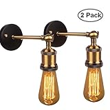 apliques de pared vintage amazon Especificaciones: Fuente de energía de CA: 110V-230V, capacidad: 40W máximo, base del bulbo del tornillo de E27, accesorio montado en la pared ajustable en cualquier ángulo para ser utilizado como luz de la pared o luz de techo;