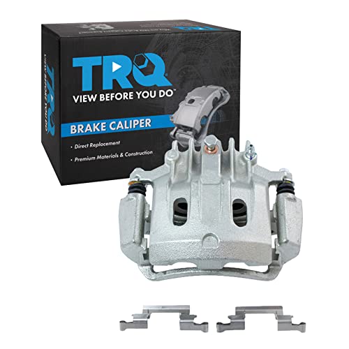 Image of TRQ Rear Right Brake Caliper w /Bracket Passenger Side