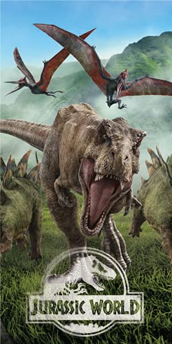 Jerry Fabrics Jurassic World Toalla de Baño Toalla Playa 70 x 140cm