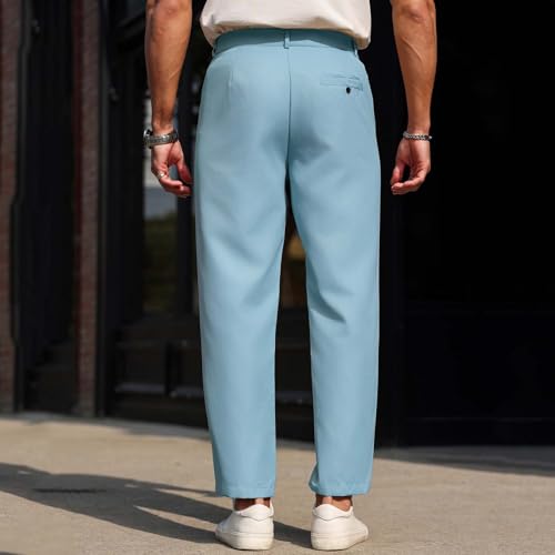 Golf Pants Men Stretch Relaxed Fit - Flat Front Straight Leg Trousers Business Casual Slacks Work Office Pant4