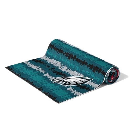 Image of Northwest NFL Philadelphia Eagles Oversized Microfiber Beach Towel, 60 x 70 Inches - Quick Dry, Sand Resistant, Lightweight, Highly Absorbent, Shibori Design
