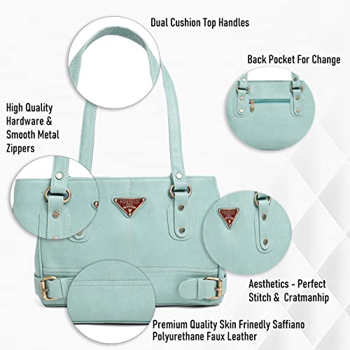 Image of Fostelo Women's Nightingale Satchel Tote Handbag for Women | Ladies Purse | Stylish Shoulder Bag | Gift For Women