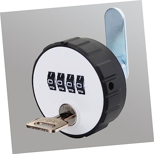 Serrure à came à combinaison pour tiroir armoire double code acier noir