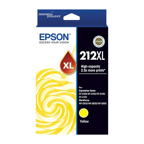 Cartouche Epson 212XL Jaune haute capacité EPC13T02X492 pour imprimer tous vos dossiers