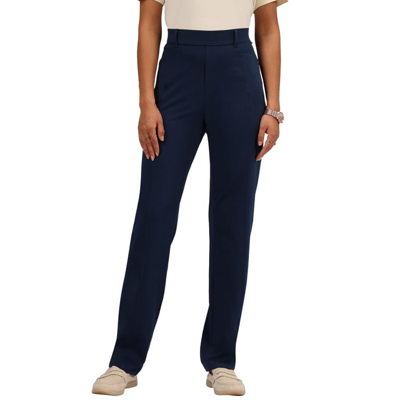 Image of Blissclub Womens AM:PM Air Straight Pants - Cotton