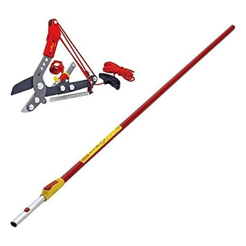 Wolf-Garten Adjustable Anvil Tree Loppers with Telescopic Handle Cover