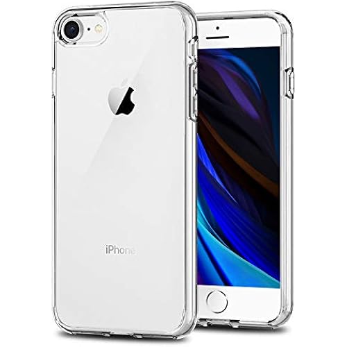 TENOC Phone Case Compatible with iPhone SE (2nd 2020 and 3rd 2022 Generation) & iPhone 7 & iPhone 8, Clear Case Shockproof Protective Bumper Slim Cover for 4.7 Inch