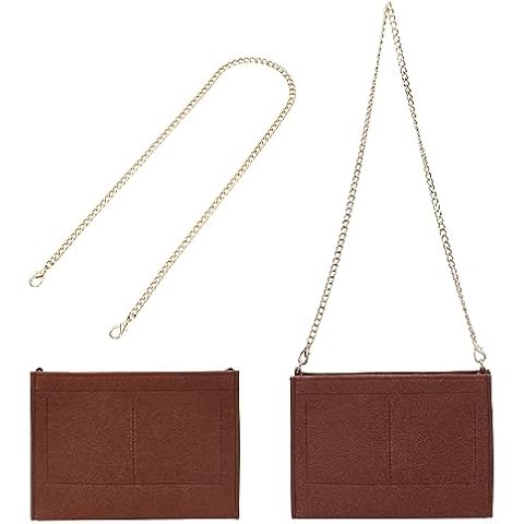 WADORN Felt Purse Organizer with Chain Straps Cover