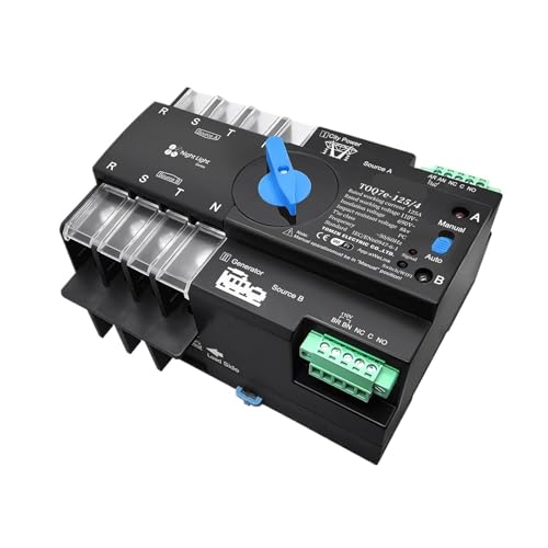 Sélecteur de transfert automatique triphasé 110V 120V 100A pour onduleur 4 phases