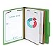 10 Green Classification Folders, 2 Divider, 2 Inch Tyvek expansions, Durable 2 Prongs Designed to Organize Standard Medical Files, Law Client Files, Office Reports, Letter Size, Green, 10 Pack