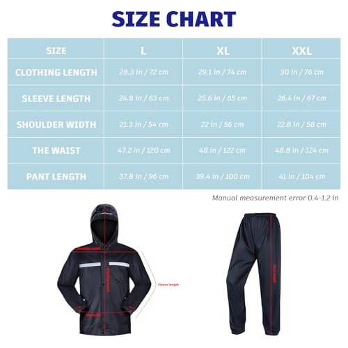 Traje de lluvia transpirable doble capa con chaqueta impermeable para exteriores 3