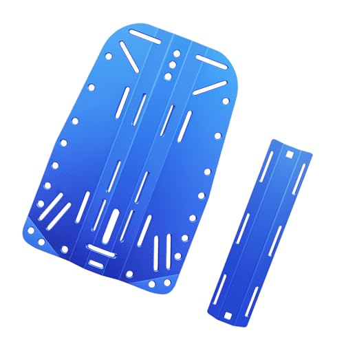 Obotsnoi エルゴノミクス アルミニウム ダイビング バックプレート 安全なタンク シングルダブルボトル用 構造 耐水 ポータブル ダイビング用品