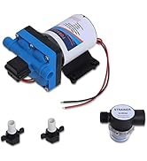3.0 GPM 12V Water Pump Set 42 Series 55Psi Replace Part Number 4008-101-A65, 4008-101-E65 for RV,...