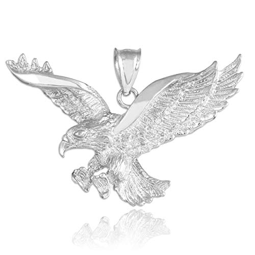 Stainless Steel Vintage Flying Eagle Pendant American Eagle Charm Pendant