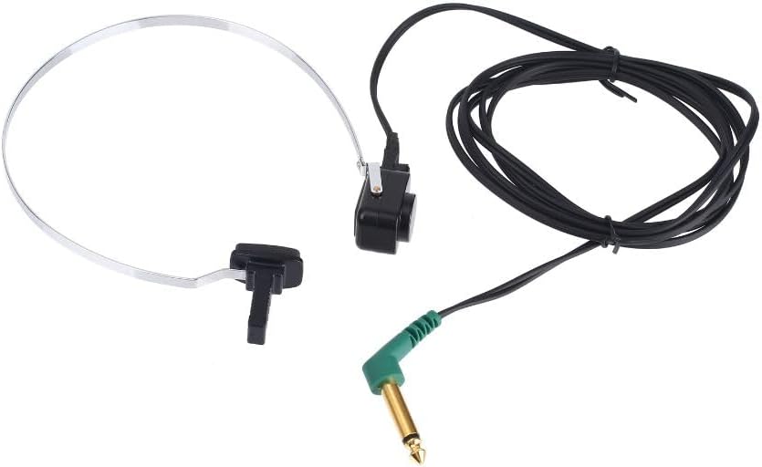 Audiometer Bone Conduction Headphone, Open-Ear Design for Hearing Test, Black