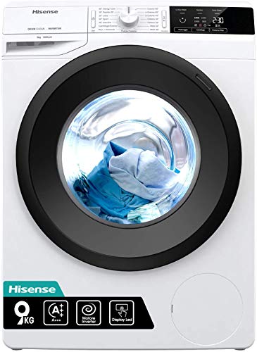 Hisense WFGE9014V Lavatrice Freestanding a Carica Frontale,...