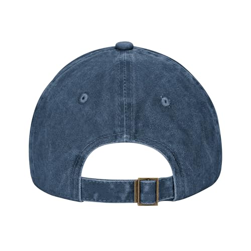 Gorra de béisbol de algodón lavado azul marino talla única miniatura 4