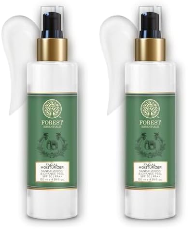 Forest Essentials Hydrating Facial Moisturiser Sandalwood & Orange Peel with SPF — Flash AI Score 93/100