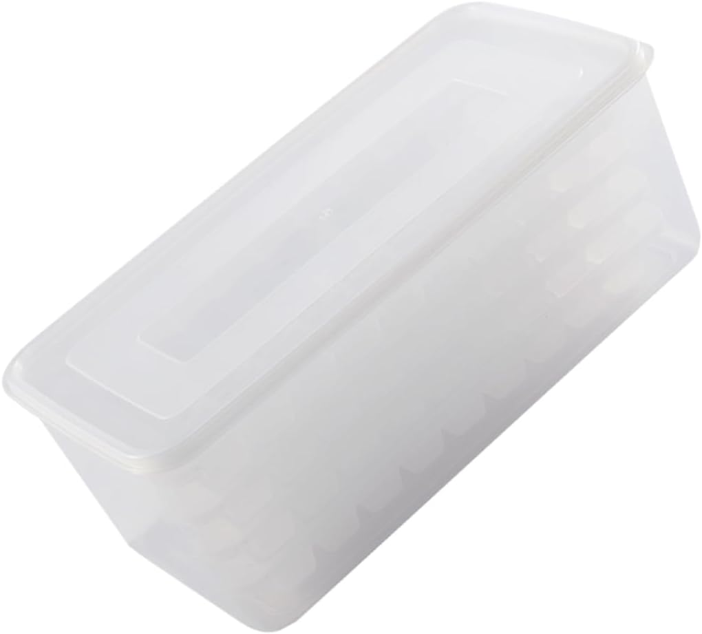 Cabilock 1Set Creative Ice Cube Molds with Lid Space Saving DIY Ice Cube Tray for Home Use Easy Release Design for Drinks and Desserts