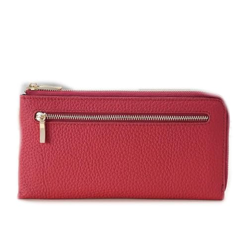 Women's Leather Long Wallet Zipper Portable handbag Card Key Storage bag Girls Purse