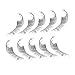 HAMPPLIES 5 Paia Fox Eye con Trasparenti per Naturale e Cosplay Leggere e Comode per Eventi Matrimoni e immagine
